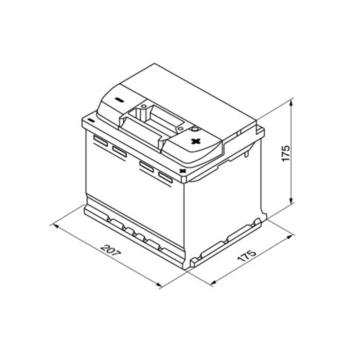Batteria Auto BOSCH S4 001 44Ah 440A 12V LB1