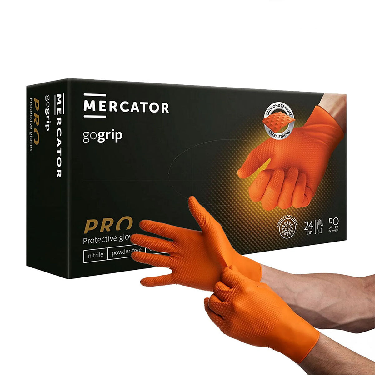 Guanti in Nitrile GoGrip Premium Mercator
