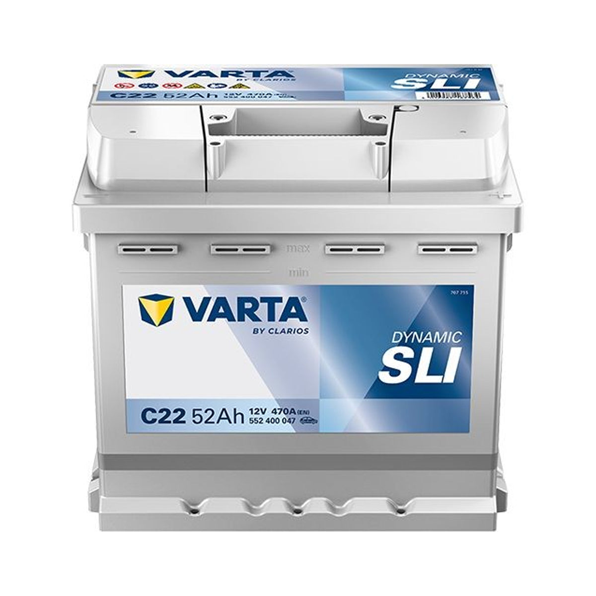 Batteria Auto 52 ah Varta C22