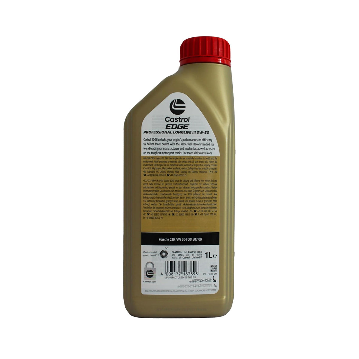Olio Auto Castrol Edge Professional Longlife III 0W-30 1 Litro