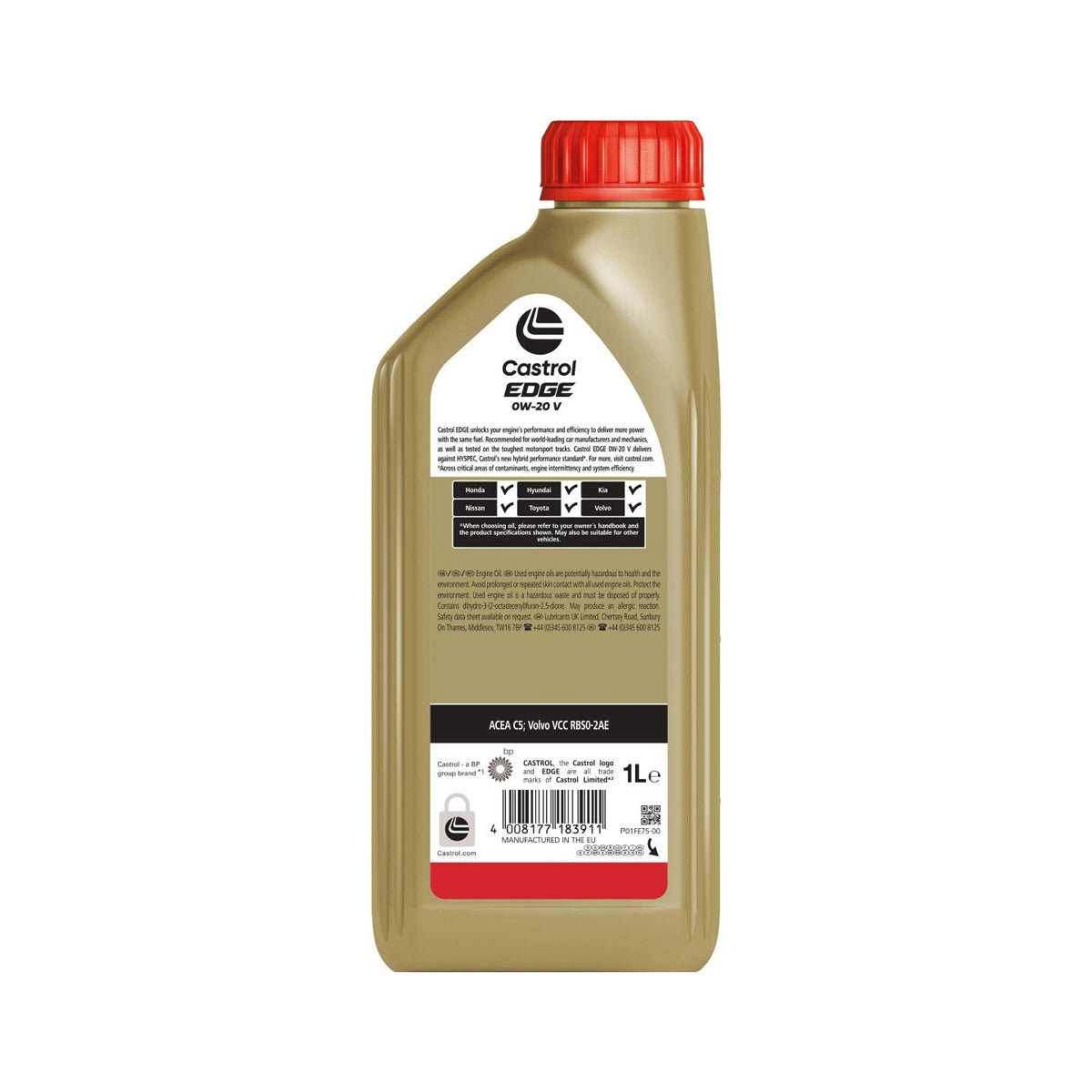 Olio Auto Castrol Edge V 0W-20 1 Litro