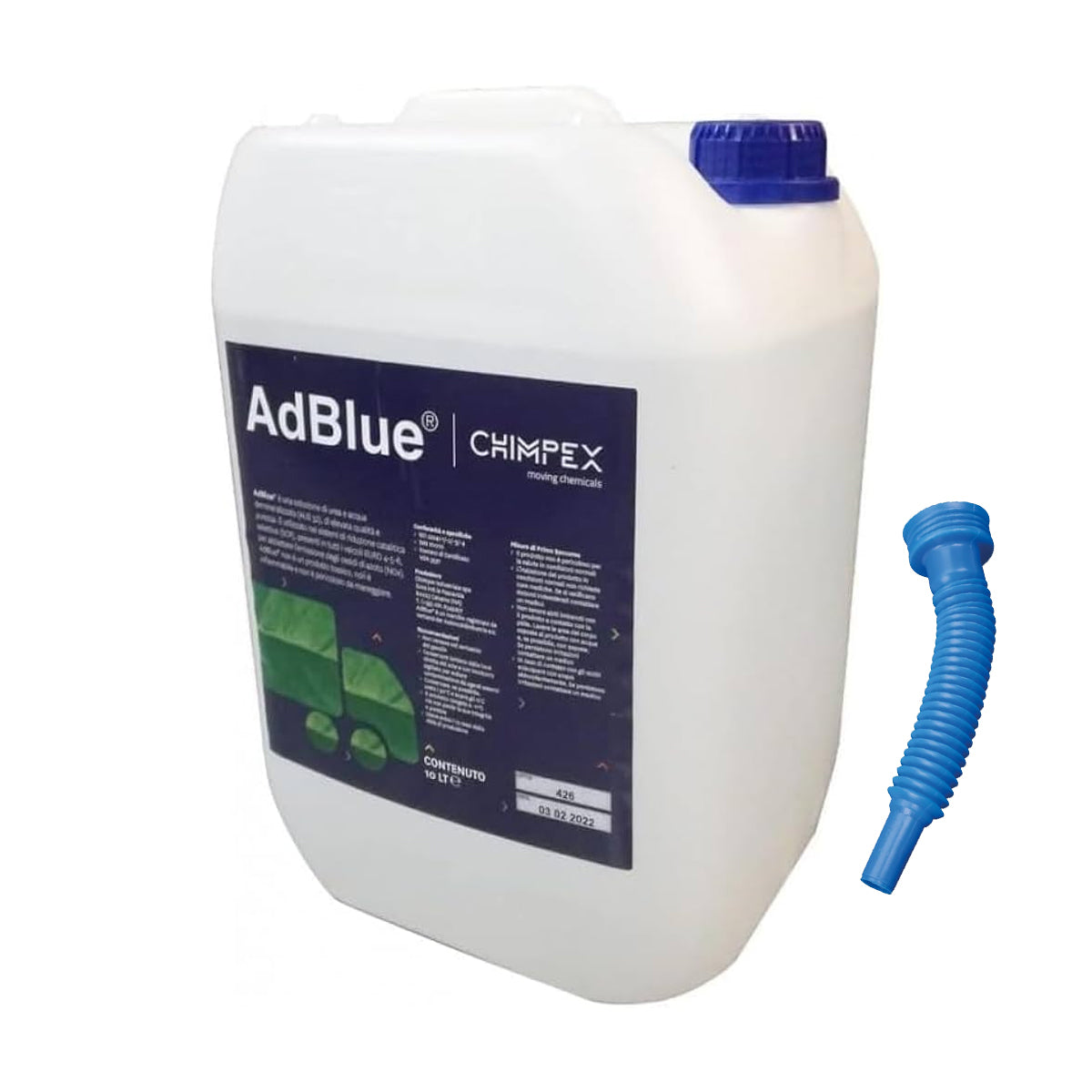 AdBlue Tanica 10 Litri con Beccuccio Chimpex