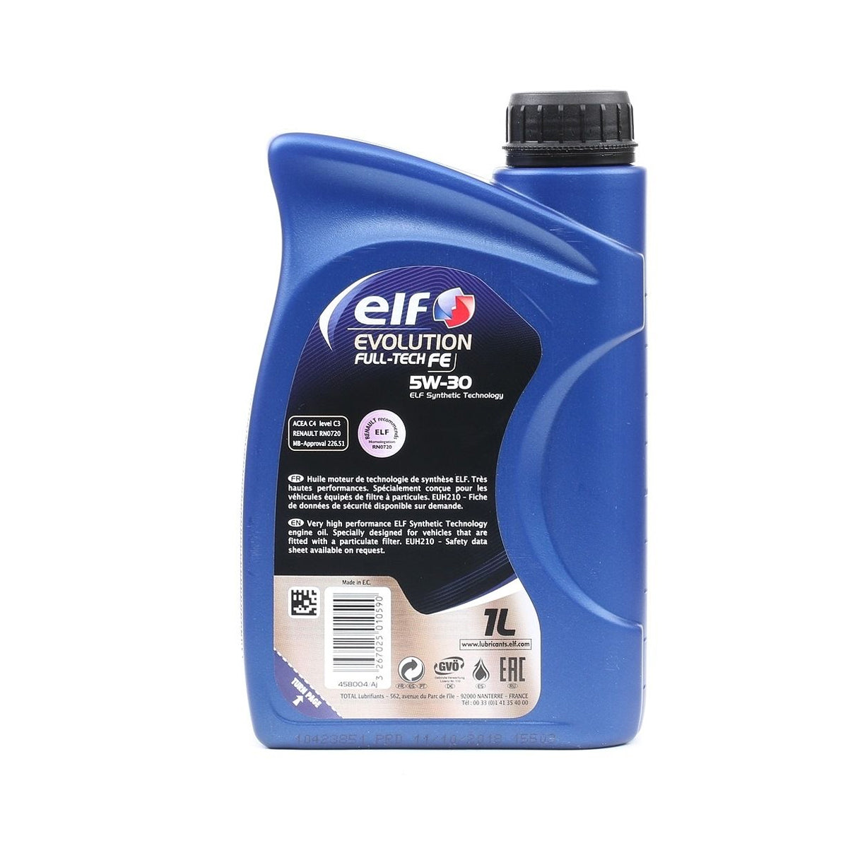 Olio Auto Elf Helix Evolution Full-Tech FE 5W-30 1 Litro