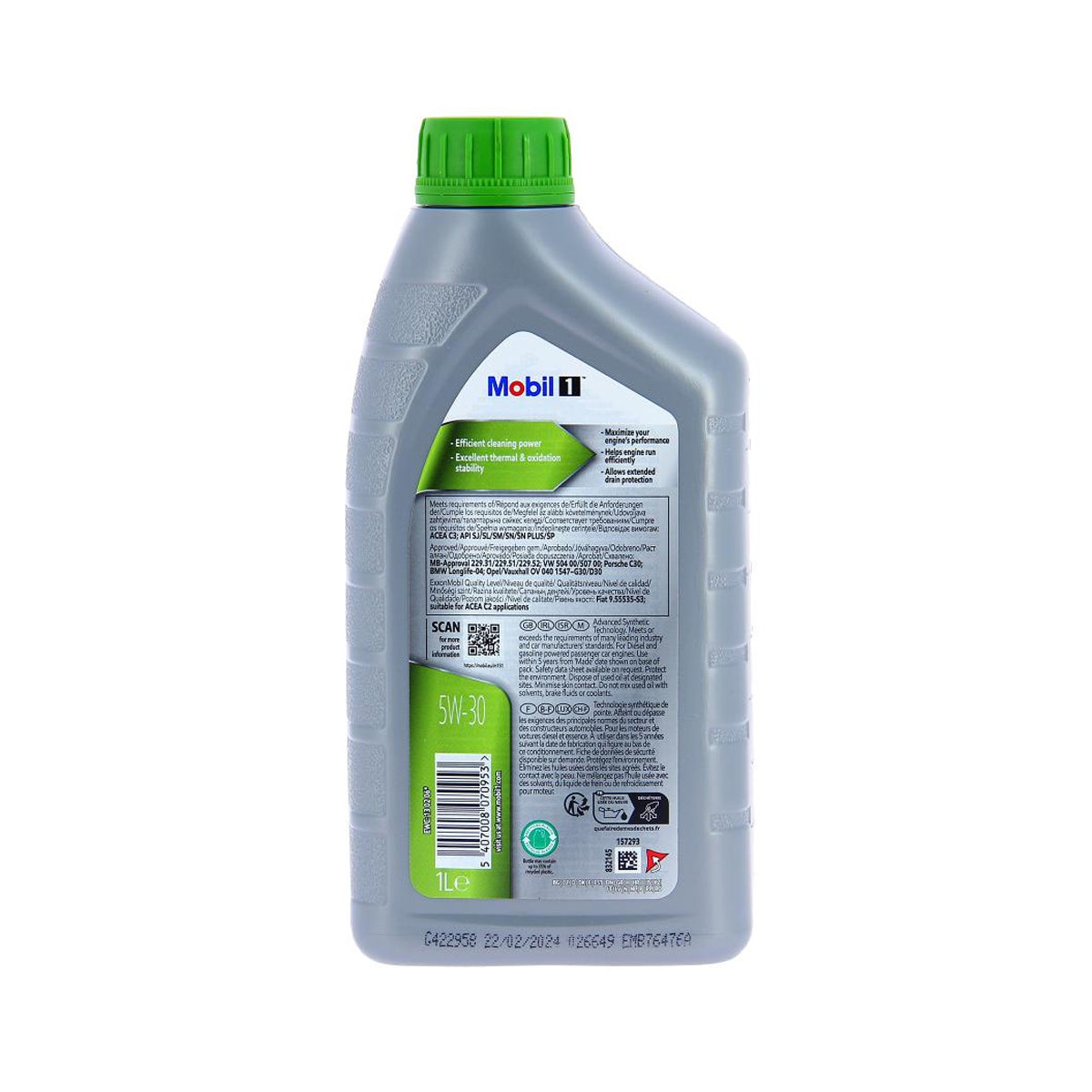 Olio Auto Mobil 1 ESP 5W-30 1 Litro