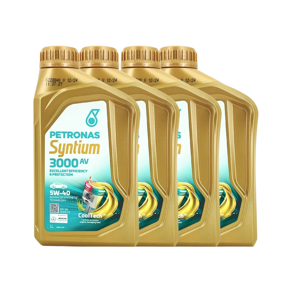 Olio Auto Petronas Syntium 3000 AV 5W-40 4 Litri