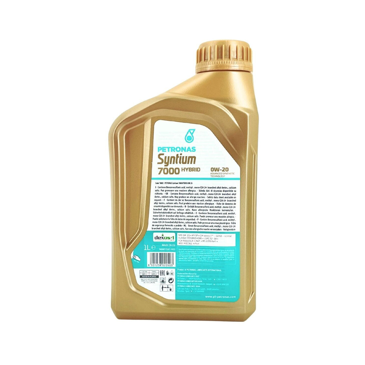 Olio Auto Petronas Syntium 7000 Hybrid 0W-20 1 Litro