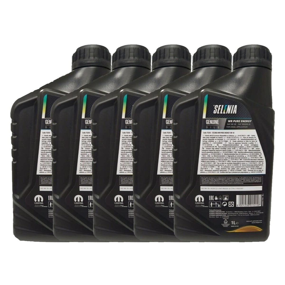 Olio Auto Selenia WR Pure Energy 5W-30 5 Litri