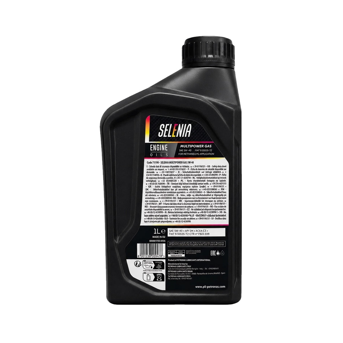 Olio Auto Selenia Multipower Gas 5W-40 1 Litro