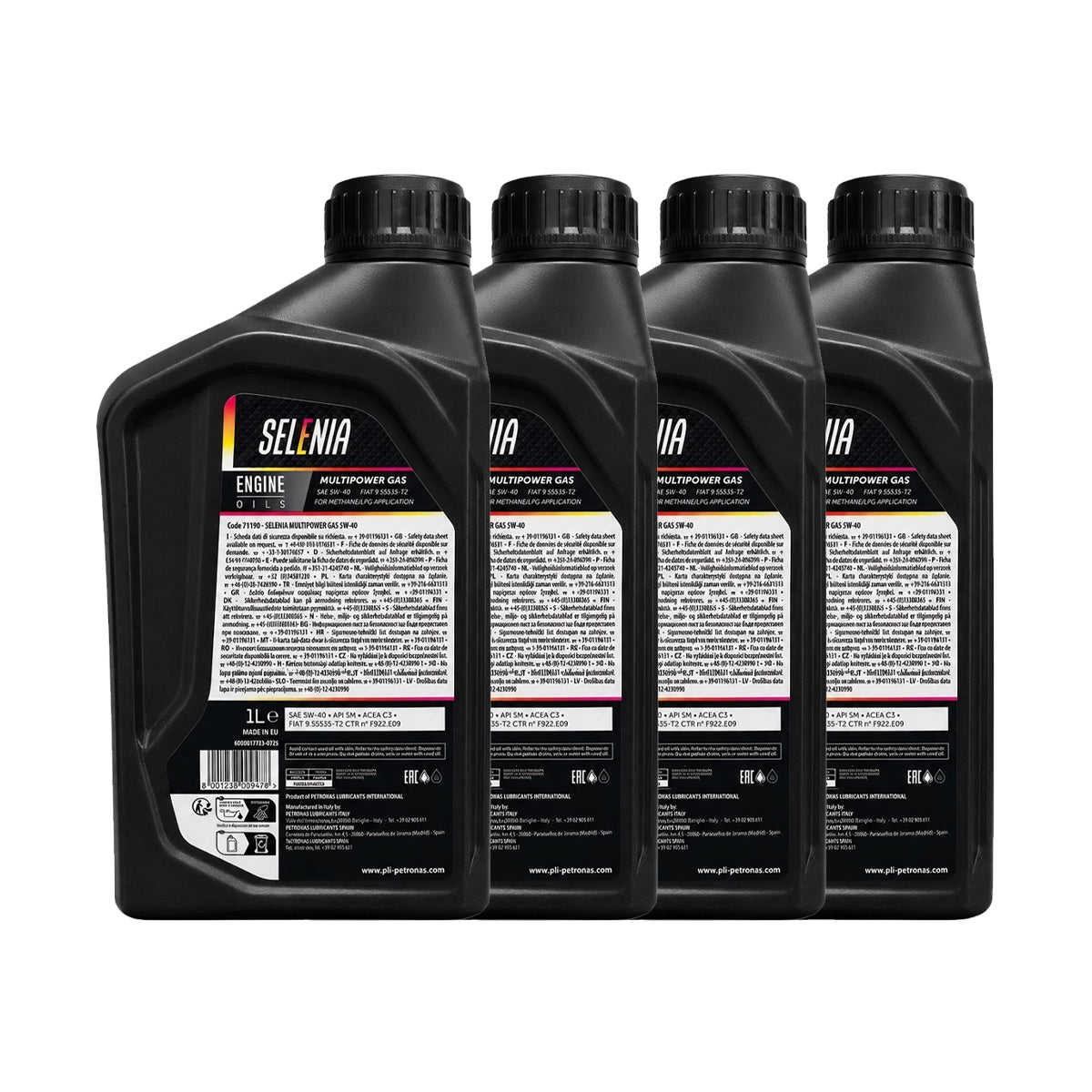 Olio Auto Selenia Multipower Gas 5W-40 4 Litri