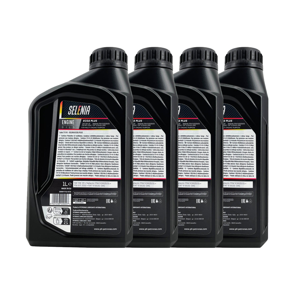 Olio Auto Selenia Eco 2 Plus 0W-20 4 Litri