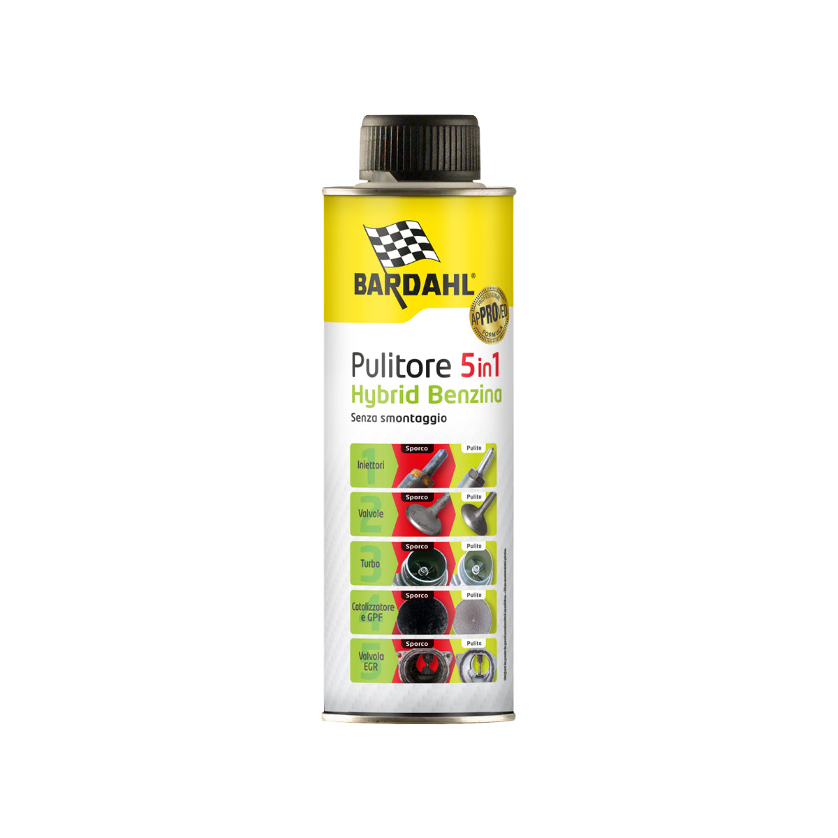 Additivo Carburante Per Auto Bardahl Pulitore Hybrid Benzina 5 In 1