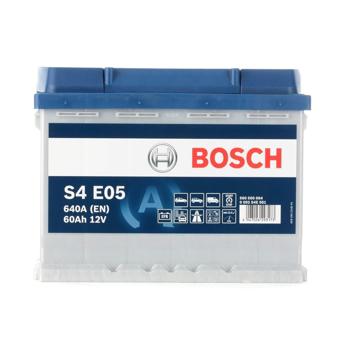 Batteria Auto 60 ah Bosch S4 E05