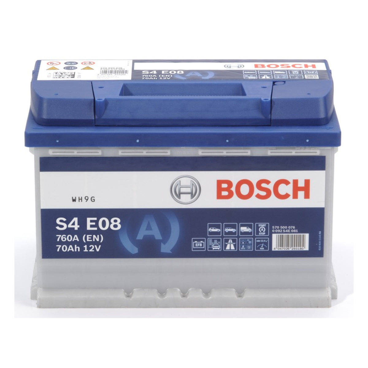 Batteria Auto 70 ah Bosch S4 E08