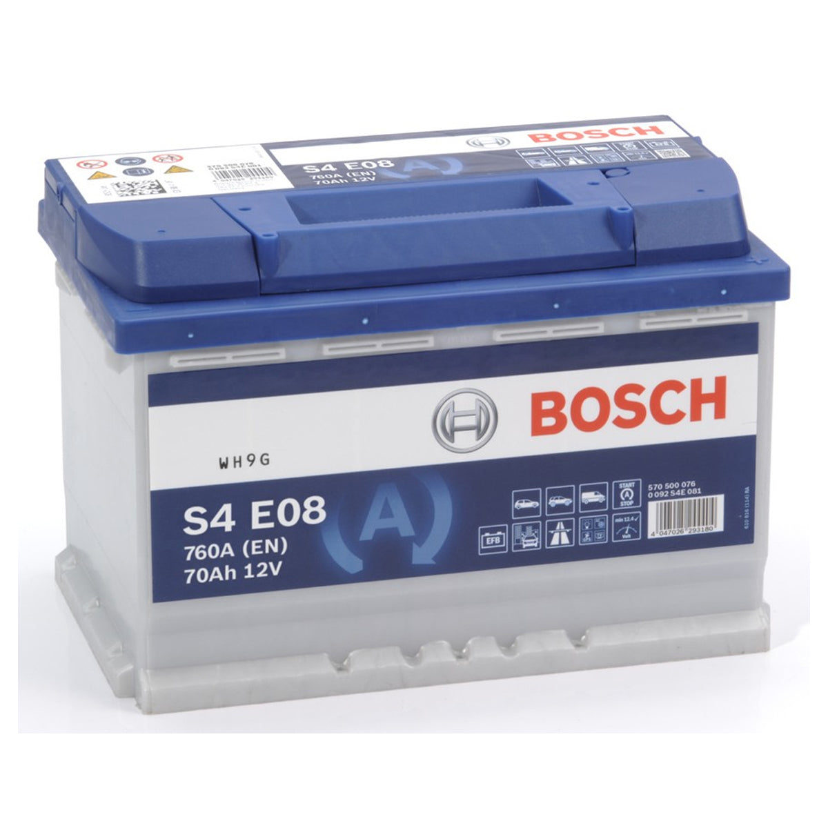 Batteria Auto 70 ah Bosch S4 E08