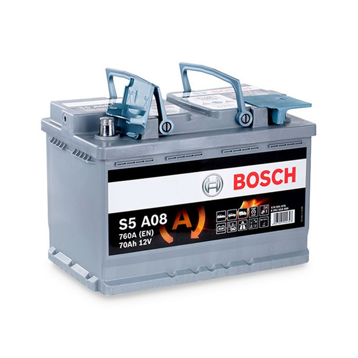 Batteria Auto 70 ah Bosch S5 A08