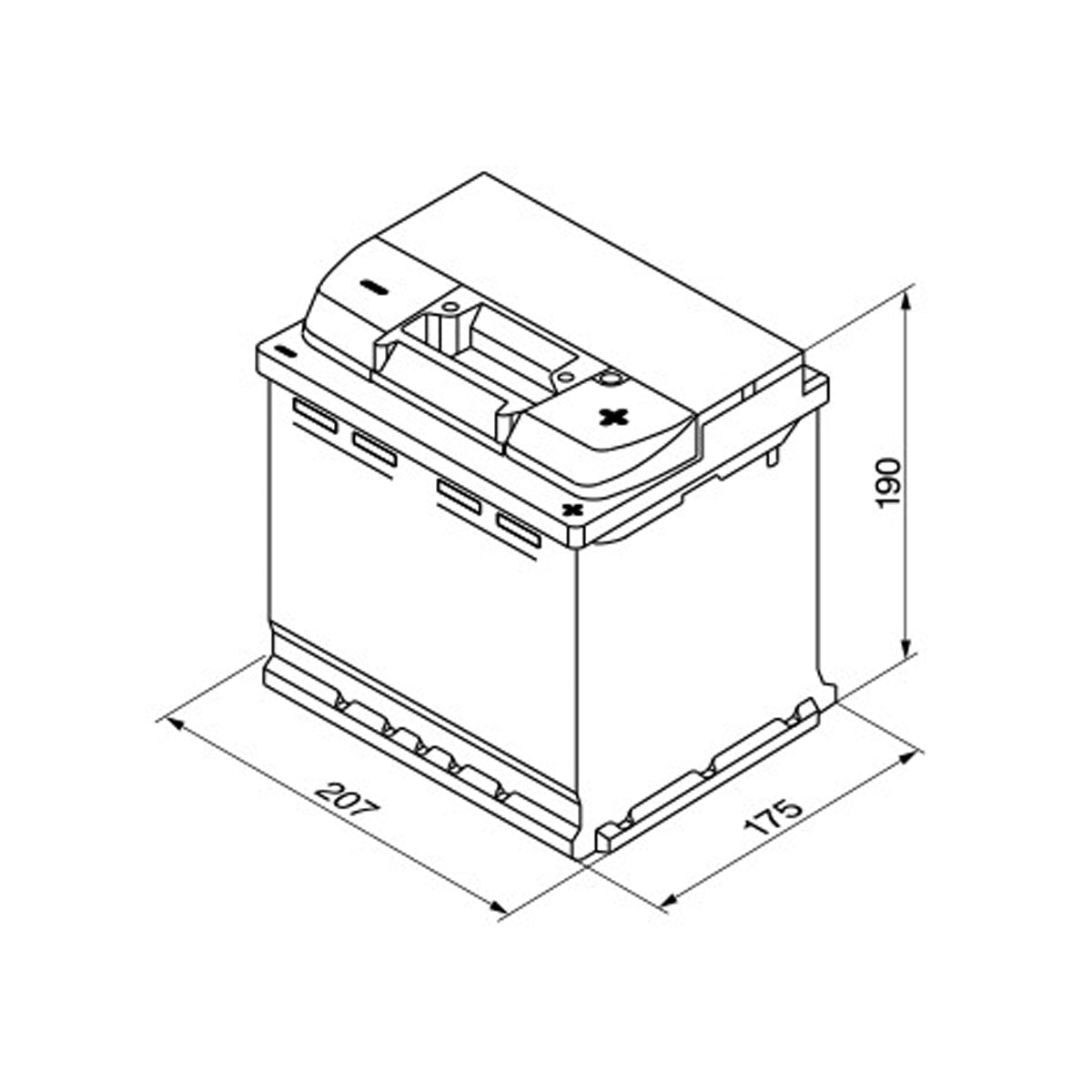 Batteria Auto 52 ah Bosch S4 002