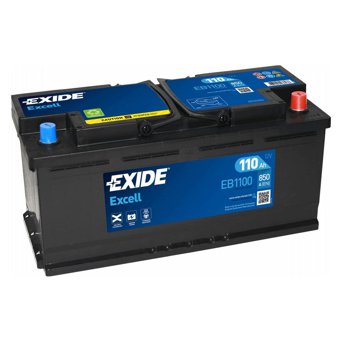 Batteria Auto 110 ah Exide EB1100