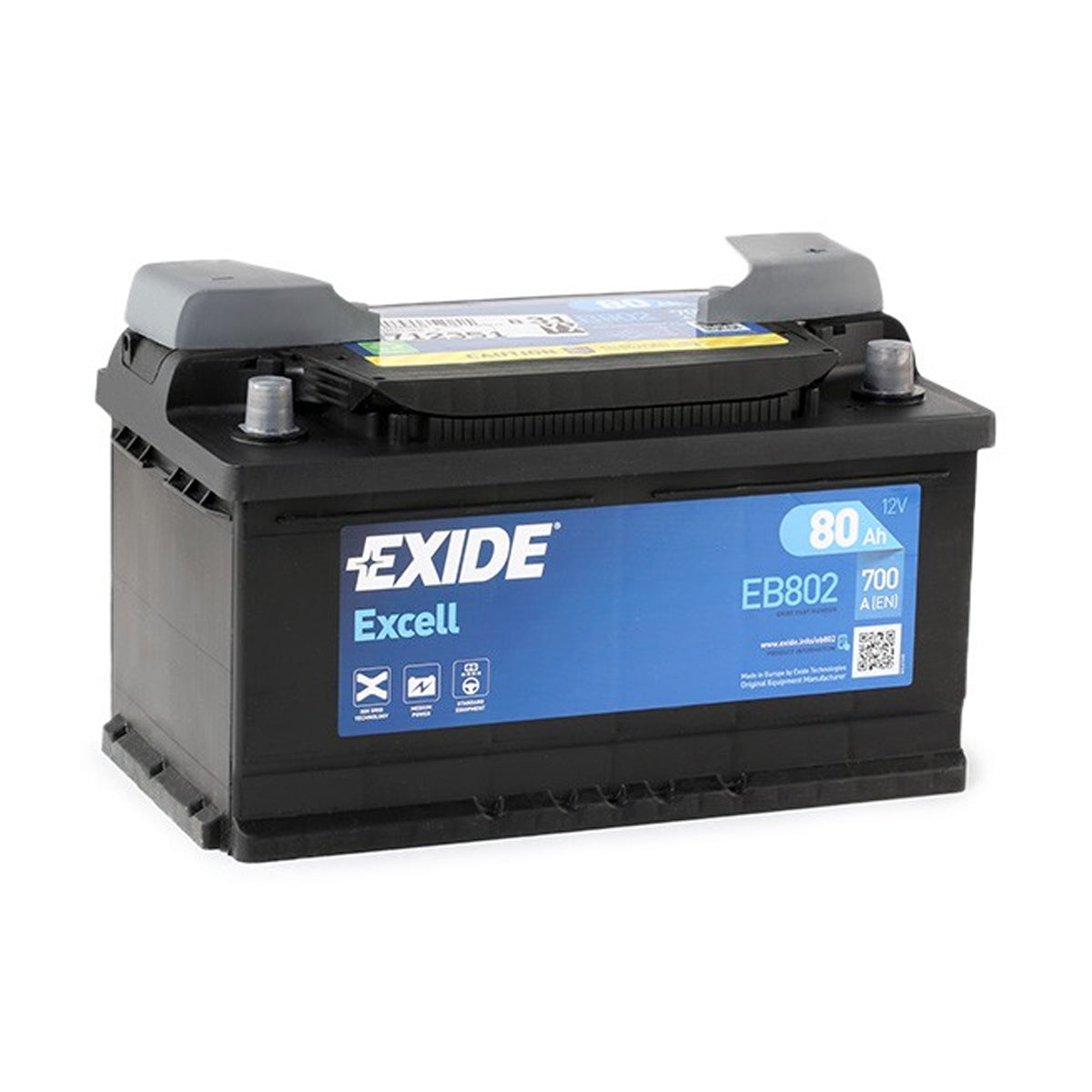 Batteria Auto 80 ah Exide EB802