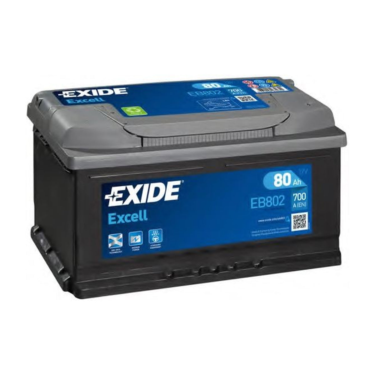 Batteria Auto 80 ah Exide EB802