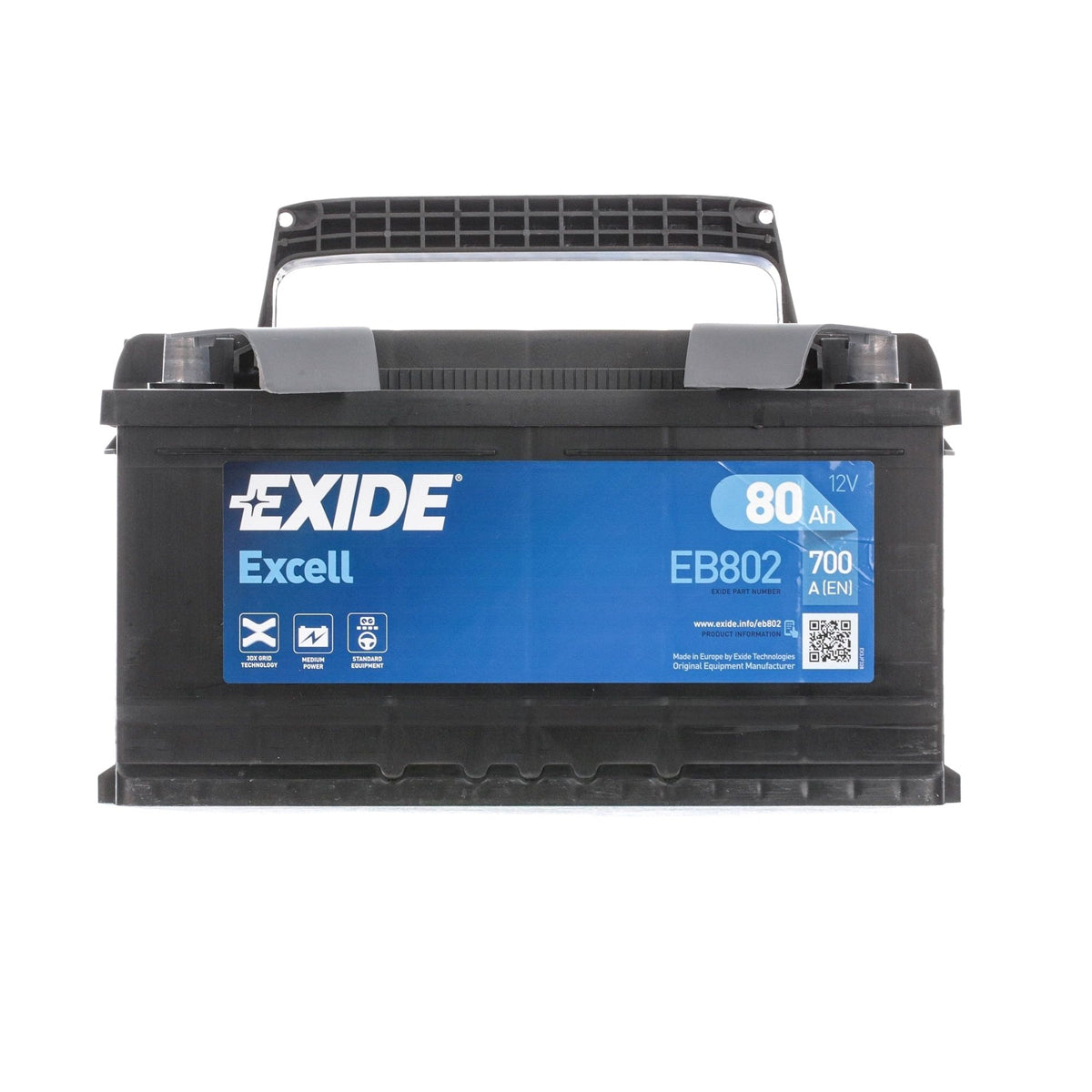 Batteria Auto 80 ah Exide EB802