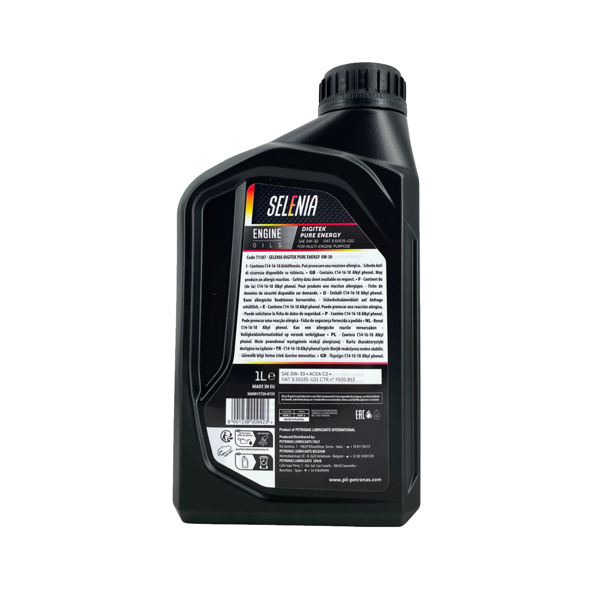 Olio Auto Selenia Digitek Pure Energy 0W-30 1 Litro