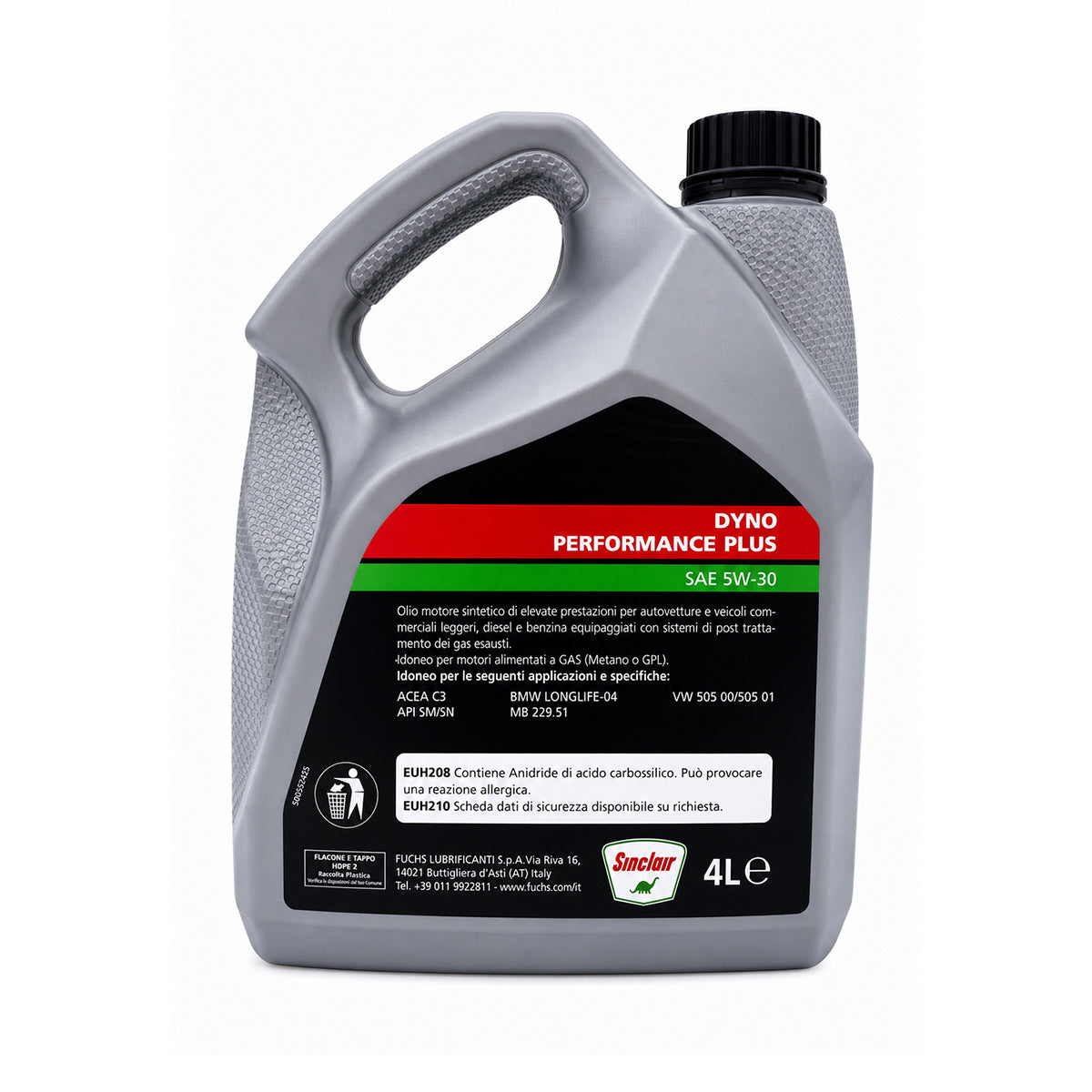 Olio Auto Sinclair Dyno Performance Ultra 5W-30 4 Litri