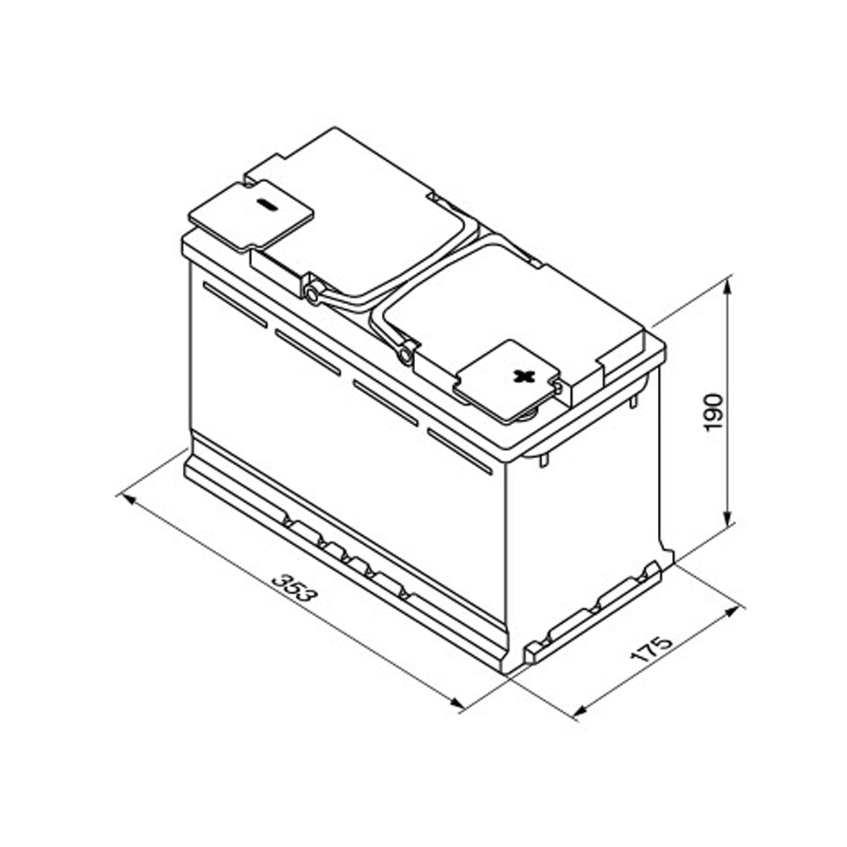 Batteria Auto 95 ah Bosch S5 A13